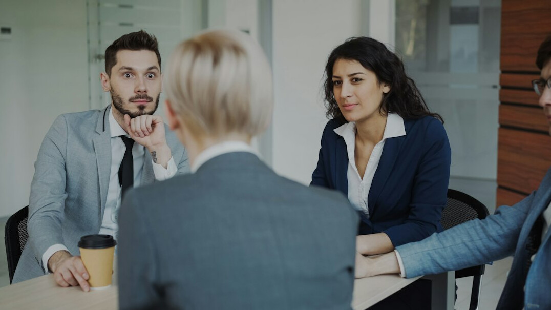 business team meeting in office